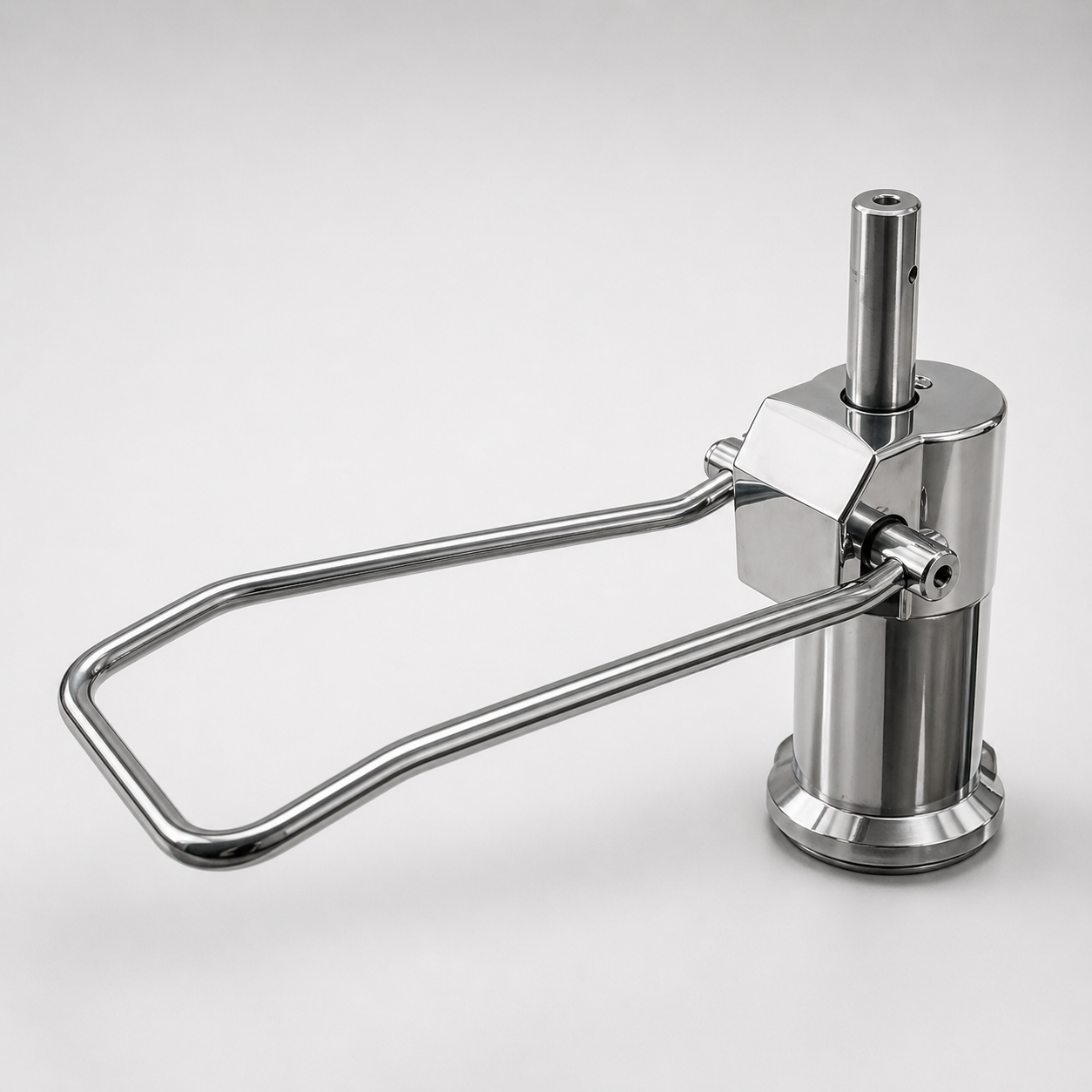 Lotus Hydraulic Chair Pump Heavy Duty Salon Barber Spa Chair Lift Pump Stainless Steel Adjustable Height Mechanism Durable (Pack of 4)