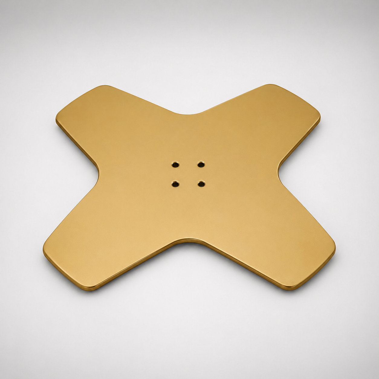LOTUS Salon Chair Base Heavy Duty Metal Plate Replacement for Hydraulic Salon Chairs Durable Finish (Pack of 2)