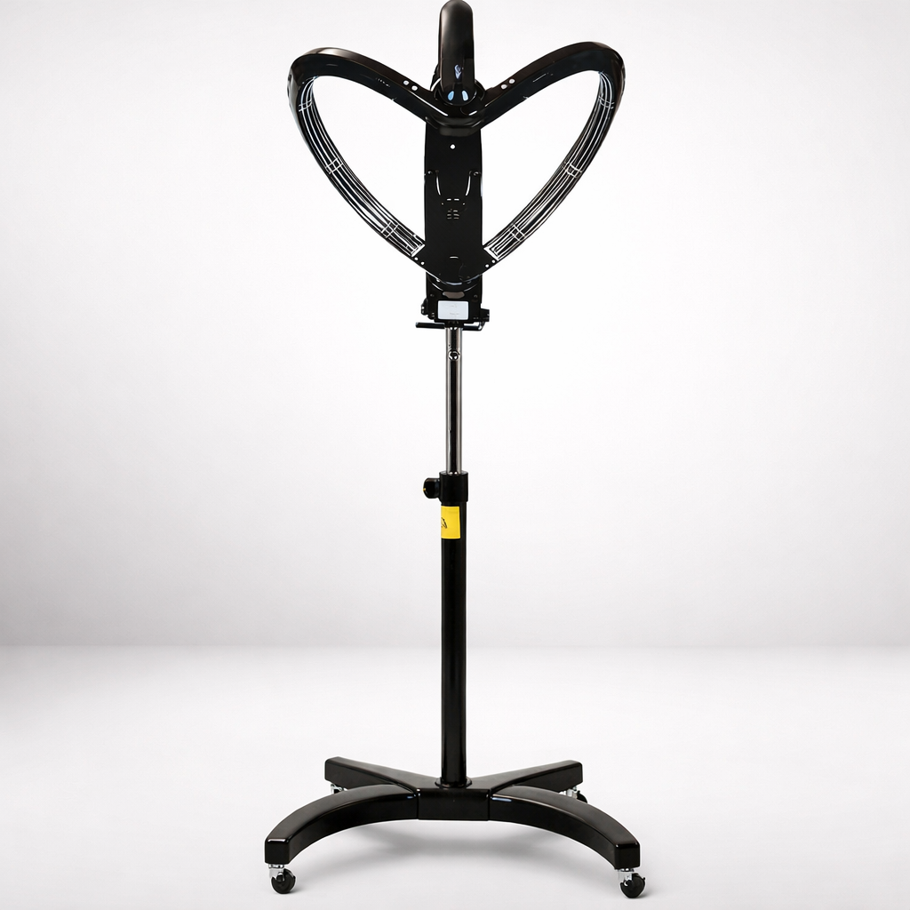 LOTUS Salon Hair Dryer Stand Professional Adjustable Temperature Halo Dryer Machine with Wheels for Salons Hair Styling & Fast Drying Equipment