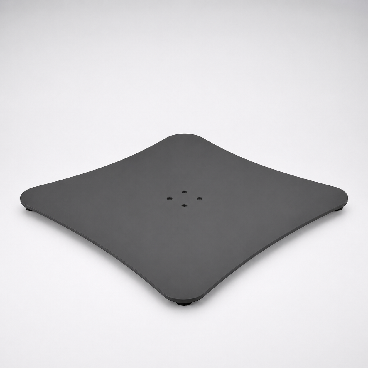 LOTUS Salon Chair Base Plate Lotus Iron Square Heavy Duty Bottom Plate for Hydraulic Salon Chairs & Bar Stools Durable Finish (Pack of 2)