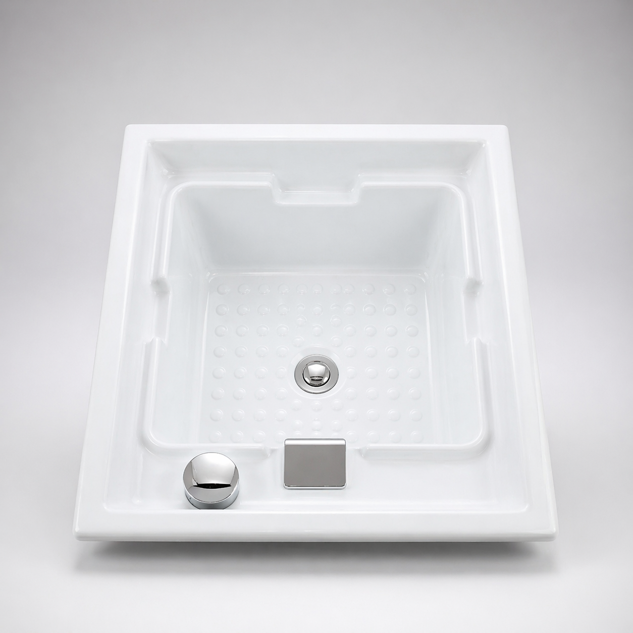 Pedicure Basin Lotus Premium Salon Foot Spa Tub with Anti-Slip Base, Drain System & Durable Acrylic Build for Salon & Spa Use (Pack of 10)