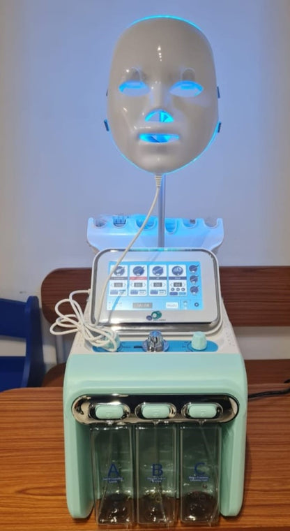 hydrafacial machine with led mask