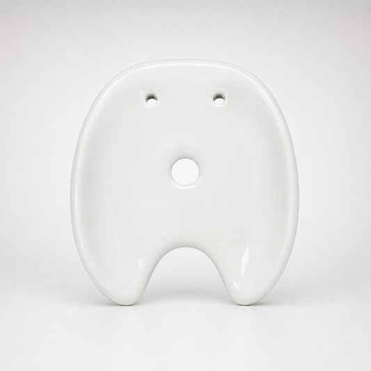 Lotus Salon Ceramic Shampoo Sink Professional Hair Washing Basin Durable Backwash Bowl for Salon Use Comfortable Design for Easy Hair Wash