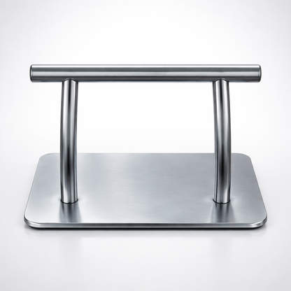 LOTUS Salon Footrest Stainless Steel – Heavy Duty SS Leg Rest for Salon Chairs, Rust Proof, Stable Base, Premium Salon Furniture Accessory (Pack of 10)