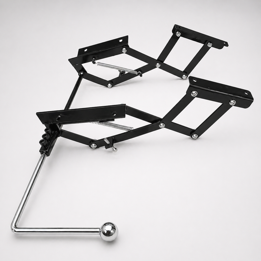 Lotus Shampoo Chair Footrest Mechanism Telescopic Adjustable Leg Rest System Heavy Duty Replacement Spare Part for Salon Chairs