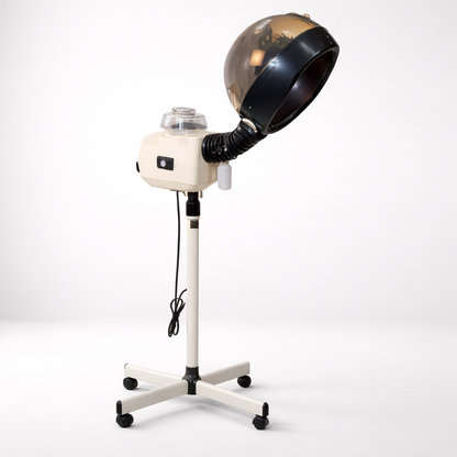 Hair Steamer for Salon Professional Hooded Hair Spa Machine Adjustable Stand Deep Conditioning Steam Treatment for Healthy Shiny Hair