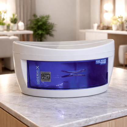 UV Sterilizer Box for Salon Tools – Professional Nail Cleaner & Disinfection Machine with UV Light for Beauty, Spa & Personal Hygiene Use
