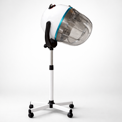 LOTUS Hooded Hair Steamer for Salon Professional Use with Adjustable Stand Transparent Hood Deep Conditioning Hair Spa Machine