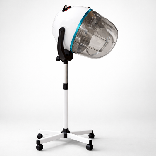 LOTUS Hooded Hair Steamer for Salon Professional Use with Adjustable Stand Transparent Hood Deep Conditioning Hair Spa Machine
